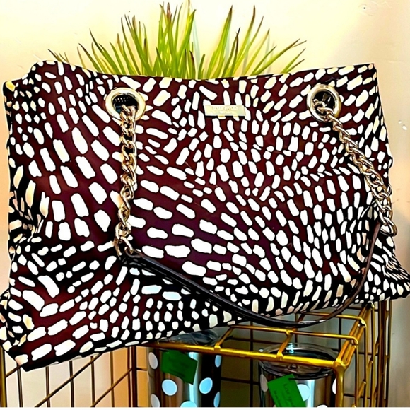 Kate spade ♠️ animal print shoulder bag - Picture 1 of 6